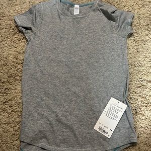 Ivivva tee shirt, gray, never worn, 14 (kids)